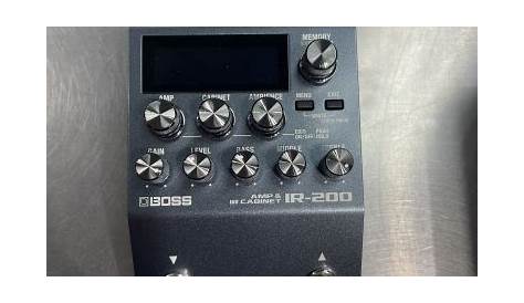 boss ir 200 manual