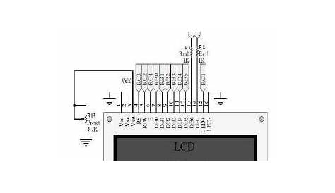 mobile lcd display circuit diagram