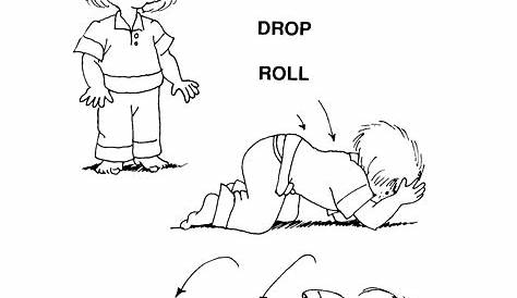 stop drop and roll printables