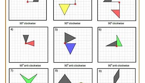 Transformations Worksheets with Answers | Cazoom Maths Worksheets