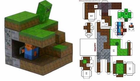 Minecraft - foldable paper craft | Minecraft | Pinterest