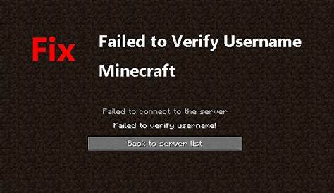 5 Ways to Fix Failed to Verify Username Error on Minecraft