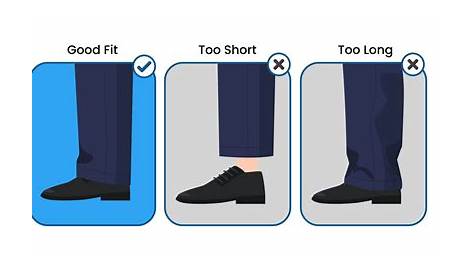 fit guide pants break chart