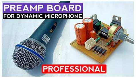 dynamic microphone preamp circuit diagram