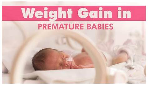premature baby weight chart by month