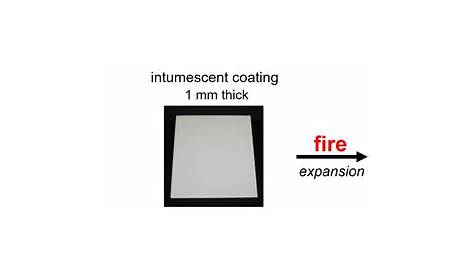 intumescent paint thickness chart