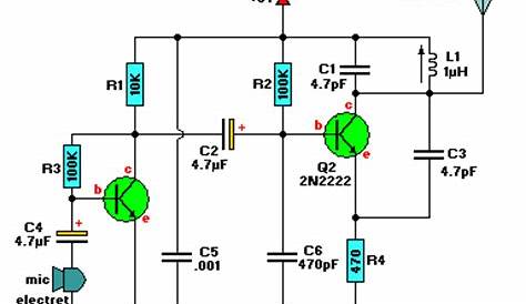 cordless mic circuit diagram