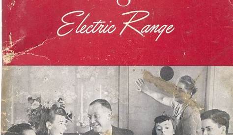 Westinghouse Electric Range manual 1947 | Electric range