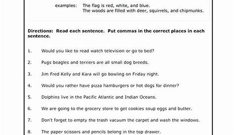 semicolon practice worksheets