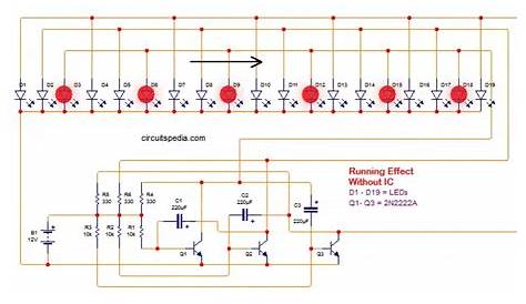 Schematic Diagram Led Running Lights