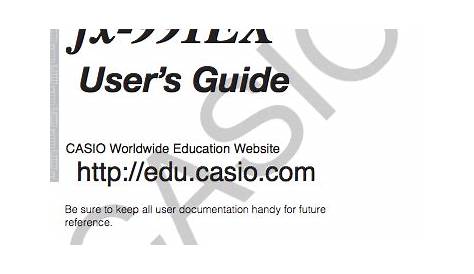 Casio fx-991ex calculator user's guide - Zofti