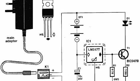 rechargeable battery circuit diagram