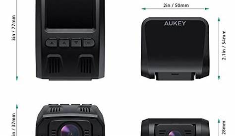 AUKEY Dash Cam Dual 1080P HD Front and Rear Dash Cam - Dash Board