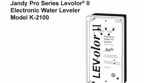 JANDY PRO SERIES INSTALLATION AND OPERATION MANUAL Pdf Download