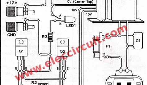Simple inverter circuit diagram projects - ElecCircuit.com