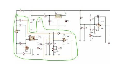 solar controller circuit diagram