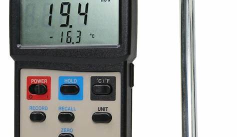 Hot Wire Anemometer for low air speed measurement AVM 714