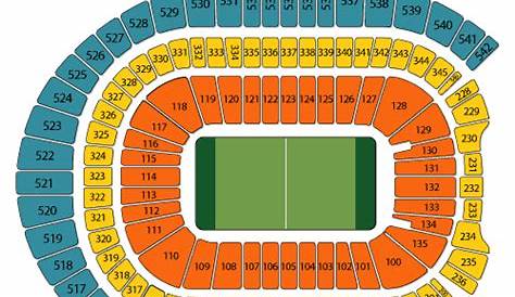 the denver field seating map for an indoor soccer game