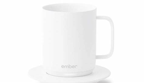 Ember Temperature Control Smart Mug, 10 Ounce, 1-hr Battery Life, White