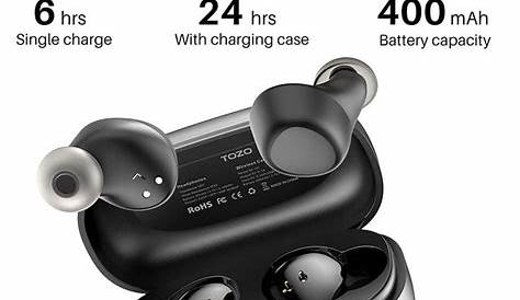 TOZO A1 Mini Wireless Earbuds Bluetooth 5.3 in Ear Light-Weight