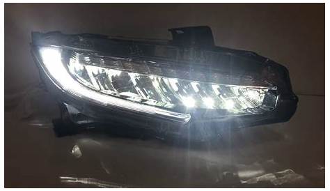 Full LED headlight for 2016 Honda Civic ( 10th generation) - YouTube