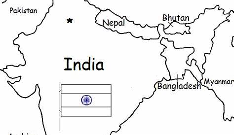 India - Introductory Geography Worksheet | Teaching Resources