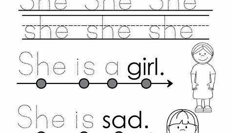 sight word from worksheets