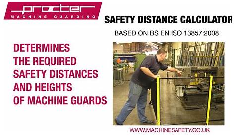 Safety Distance Calculator for Machine Safety - YouTube