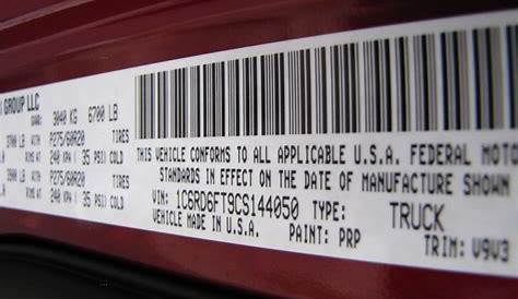 2012 dodge ram two tone paint codes