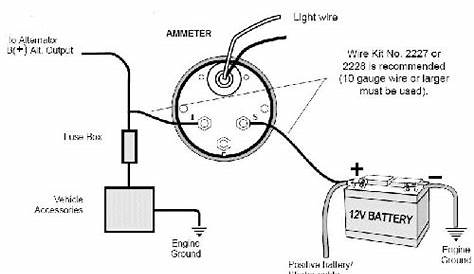 how to wire autometer volt gauge