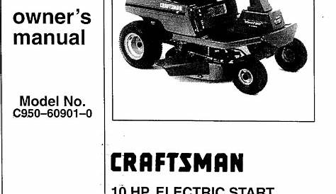 craftsman m100 engine manual