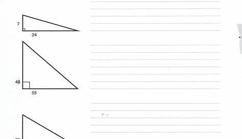 Pythagorean Theorem Worksheet 8th Grade