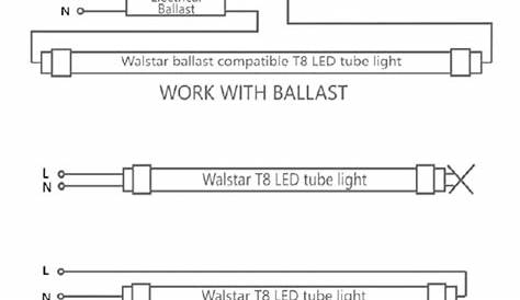 t8 led tube light circuit diagram