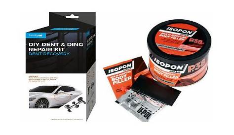 18 Piece DIY Car Bodywork Dent Repair Kit & ISOPON P38 1 x 250ml Body