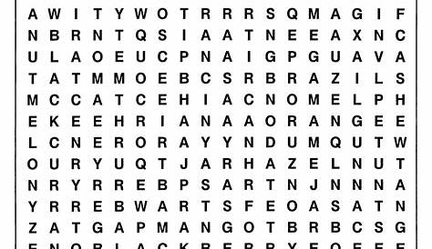 word search games printable