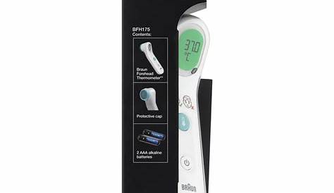 braun bfh175us forehead thermometer owner's manual