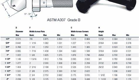 ASTM A307 Bolts and SA 307 Grade B Threaded Rod/ Anchor/ Stud/ Hex Bolt