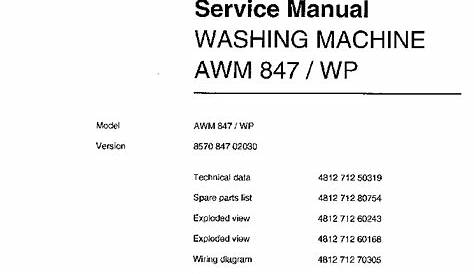 manual for whirlpool washing machine