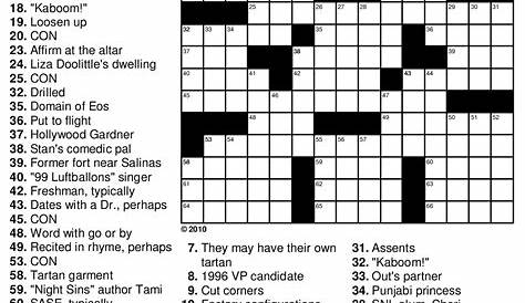 Easy Crossword Puzzles for Seniors | Activity Shelter