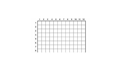 free blank multiplication tables print out | Have your child fill