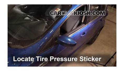 tire pressure on 2019 escape