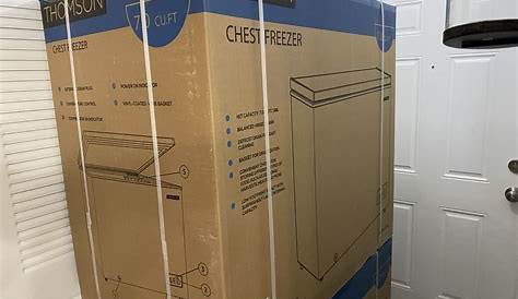 thomson chest freezer manual