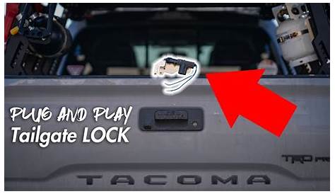 Tacoma Tailgate LOCK w/ 100% Plug and Play Harness - Must Have! - YouTube