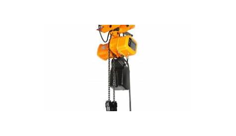Accolift CLH Electric Chain Hoist with Motorized Trolley - 2 Ton - 20