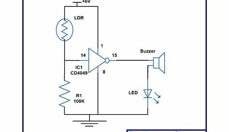 ic 4049 circuit diagram