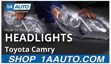 How to Replace Headlight Assemblies 2011-17 Toyota Camry | 1A Auto
