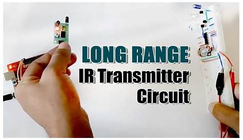 long range ir transmitter and receiver circuit diagram