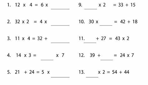Math Algebra Equations Grade 6 - Math Formula Collections