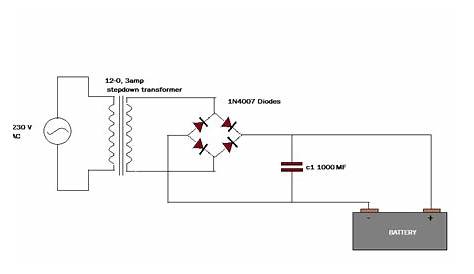 battery charger wiring schematic