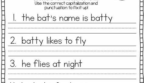 Capital Letters Worksheets First Grade | Capital letters worksheet, 1st
